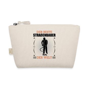 Straßenbauer Beruf Straßenbau Arbeiter Geschenk - Bio-Täschchen - Natur - Vorne