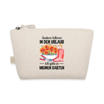Garten Urlaub Lustiger Spruch Gärtner Geschenkidee - Bio-Täschchen - Natur - Vorne