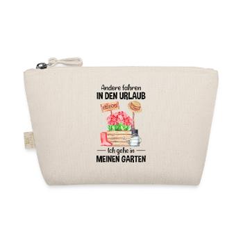 Garten Urlaub Lustiger Spruch Gärtner Geschenkidee - Bio-Täschchen - Natur - Vorne