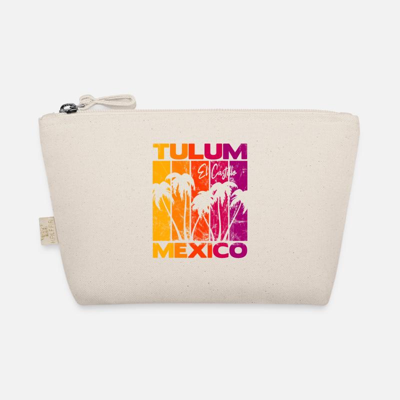 Tulum El Castillo Mexico - Bio-Täschchen - Natur