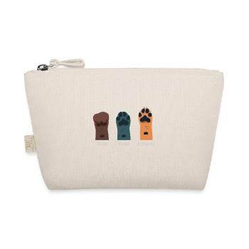 Rock Paper Ciseaux Chien Drôle Pet Mains Jeu Cool - Trousse biologique - nature - Devant