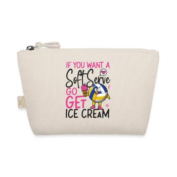 Volleyball Player Team Ice Cream - Bio-Täschchen - Natur - Vorne