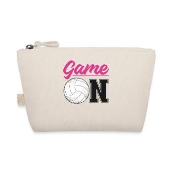 Volleyball Player Team Game On - Organic Pouch - nature - Front
