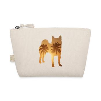Sommerstrand - Shiba Inu - Bio-Täschchen - Natur - Vorne