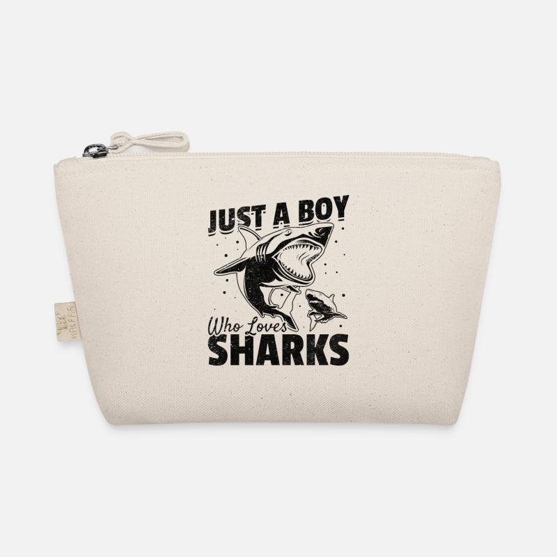 Great White Shark Ich bin nur ein Junge, der Haie Bio-Täschchen