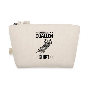 Offizielles Quallen Shirt Jellyfish Qualle Quallen - Bio-Täschchen - Natur - Vorne