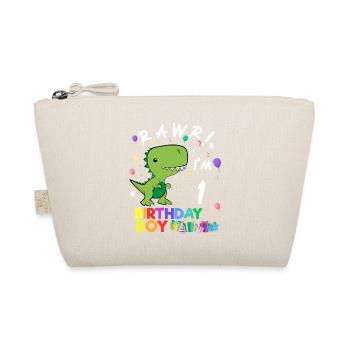 Rawr I'm 1 Cute Dinosaur Birthday Gift - Bio-Täschchen - Natur - Vorne