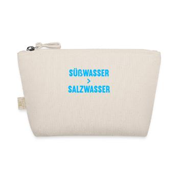 Süßwasser größer Salzwaser Tauchen Tauch Taucher - Bio-Täschchen - Natur - Vorne