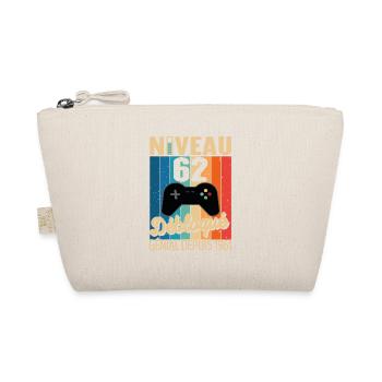 62 Ans 1961 Anniversaire Cadeau Citation Gamer - Trousse biologique - nature - Devant