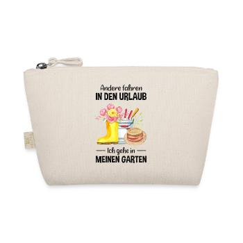 Garten Urlaub Lustiger Spruch Gärtner Geschenkidee - Bio-Täschchen - Natur - Vorne
