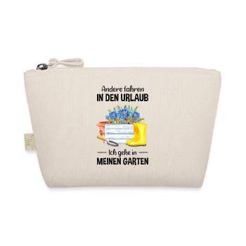 Garten Urlaub Lustiger Spruch Gärtner Geschenkidee - Bio-Täschchen - Natur - Vorne