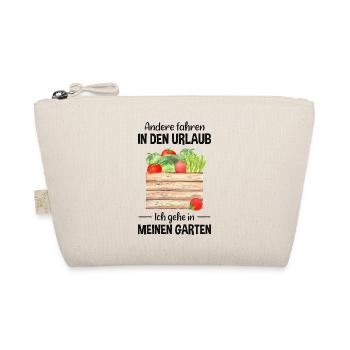 Garten Urlaub Lustiger Spruch Gärtner Geschenkidee - Bio-Täschchen - Natur - Vorne