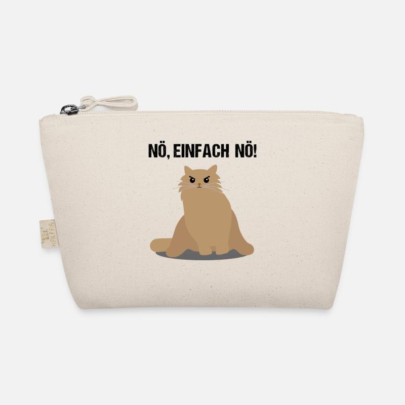 Katze Nö Einfach Nö Lustiger Spruch Geschenk - Bio-Täschchen - Natur
