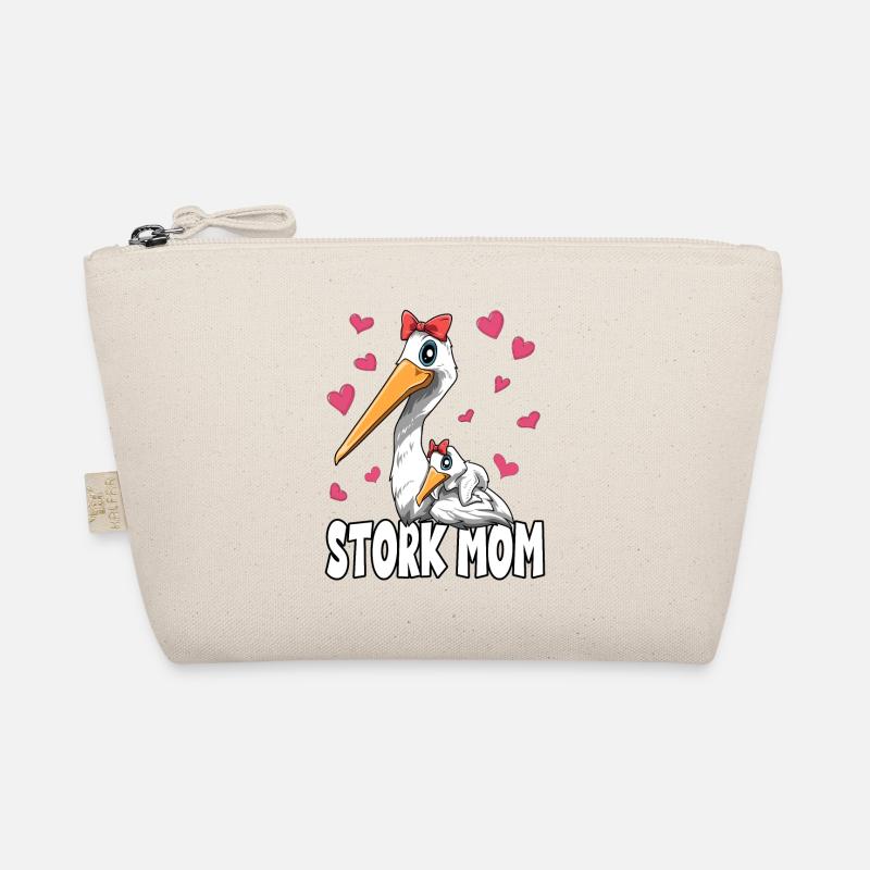 Strochen Mama Muttertag Mom Mutter Storch Bio-Täschchen