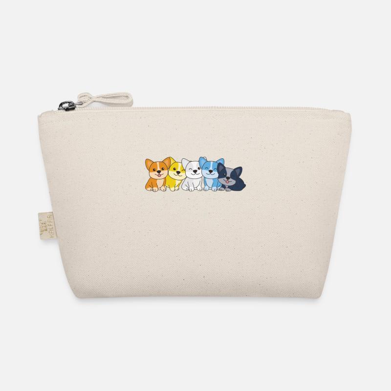 aroace Flag Corgi Pride LGBTQ süße Hunde Bio-Täschchen