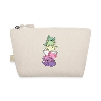genderfae Flag Pride LGBTQ Axolotl - Trousse biologique - nature - Devant