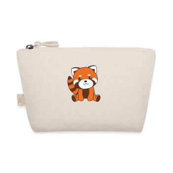 Roter Panda süße Tiere für Kinder Kawaii - Bio-Täschchen - Natur - Vorne