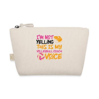 Volleyball Player Team Coach I'm - Organic Pouch - nature - Front