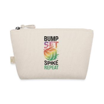 Volleyball Player Team Bump Set - Organic Pouch - nature - Front