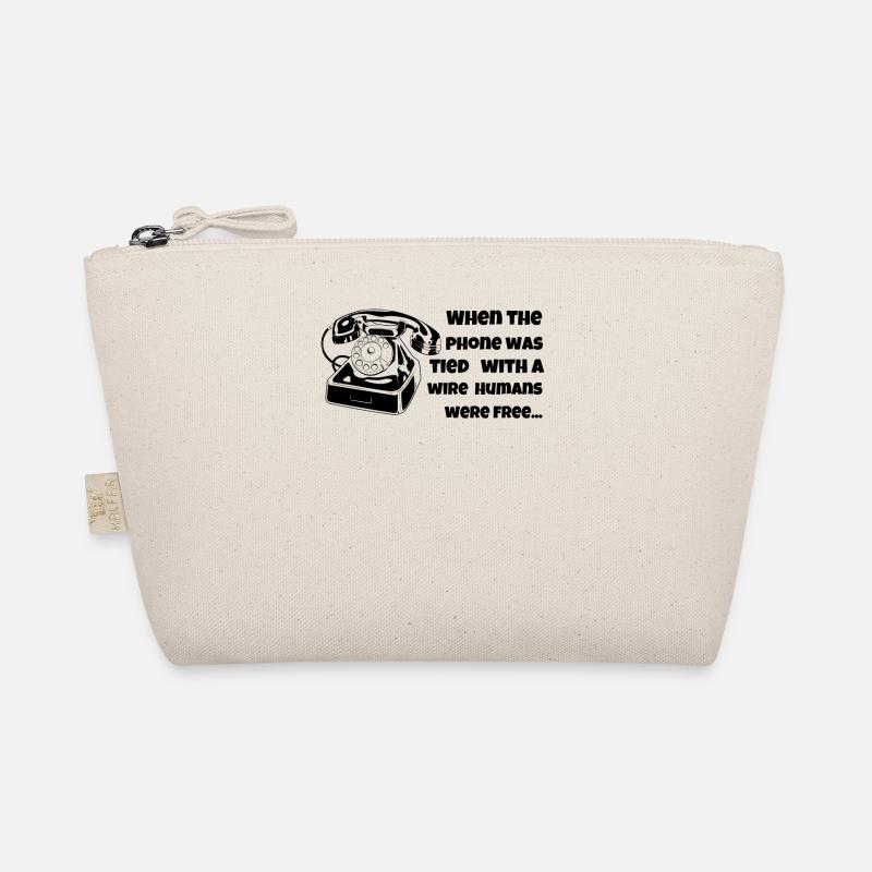 Retro -Telefonkabel Angebot Geschenkidee 90er Bio-Täschchen