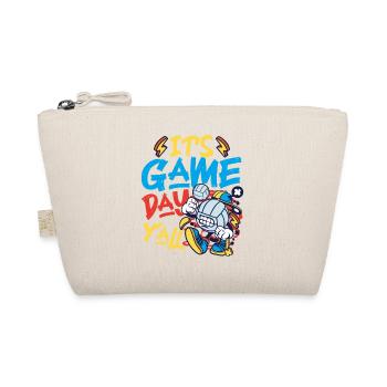 Volleyball Player Team It's Game - Organic Pouch - nature - Front