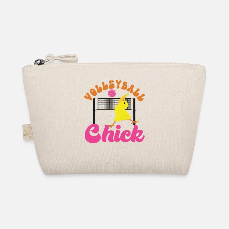 Volleyball Player Team Chicken Organic Pouch