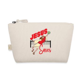Volleyball Player Team Jesus - Bio-Täschchen - Natur - Vorne