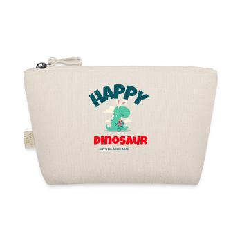 Happy Dinosaur - Bio-Täschchen - Natur - Vorne