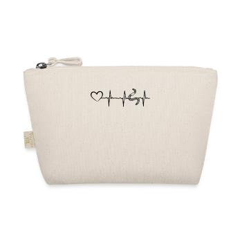 Worm Heartbeat Compost Worms Heartbeat Heart Cute - Organic Pouch - nature - Front