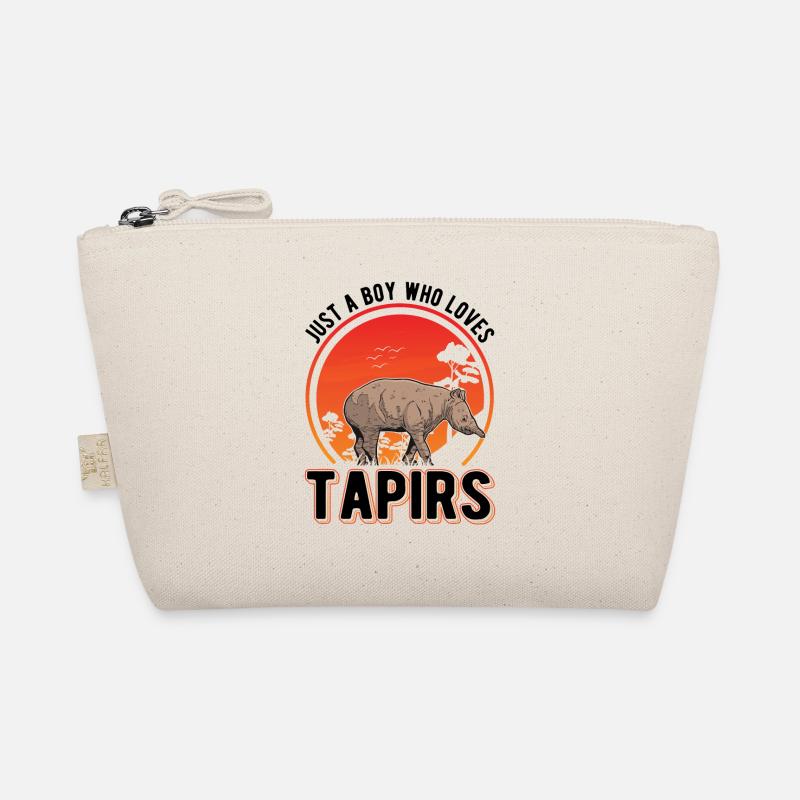 Just a Boy who loves Tapirs Bio-Täschchen