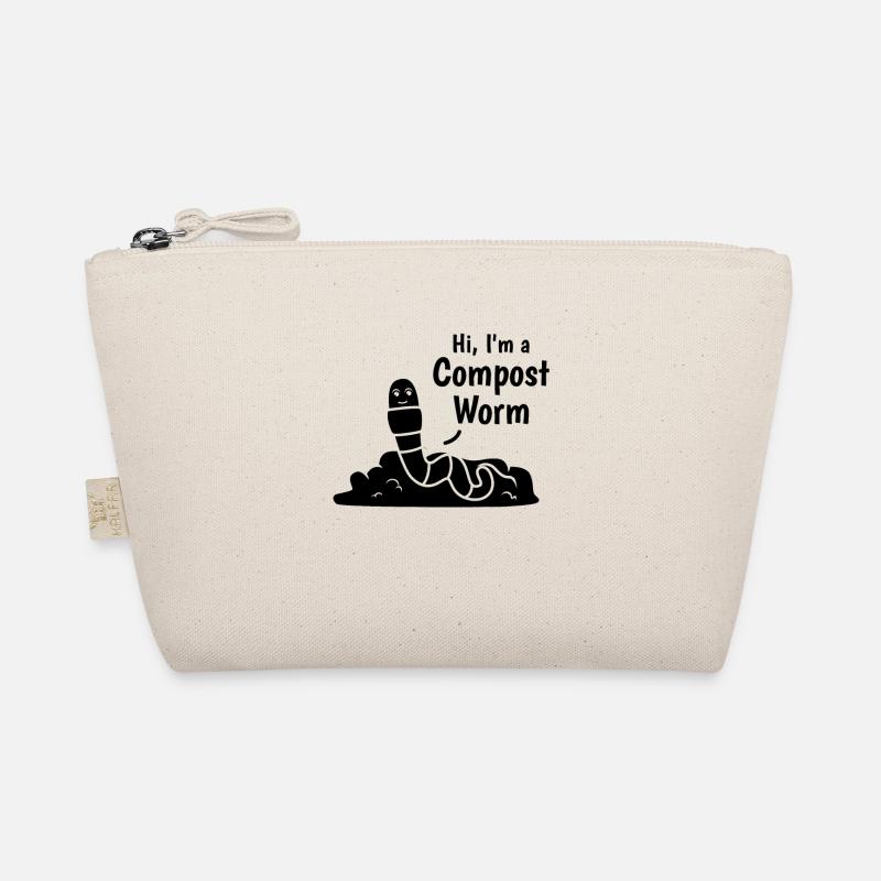 Hallo ich bin ein Kompostwurm Farming Kompost Worm Bio-Täschchen