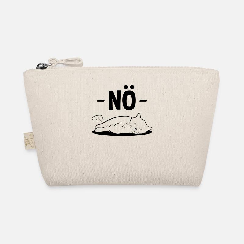 Böse Katze Nö Lustiger Spruch Geschenk - Bio-Täschchen - Natur