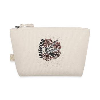 Oldschool bird motif - Organic Pouch - nature - Front