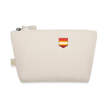LGBTQ Butch Lesbian Pride Flag Pocket - Organic Pouch - nature - Front