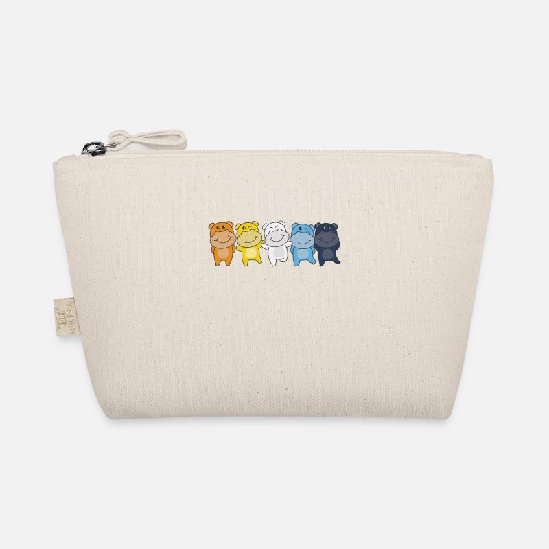 Aroace Flag Pride LGBTQ doux Hippopotame Trousse biologique