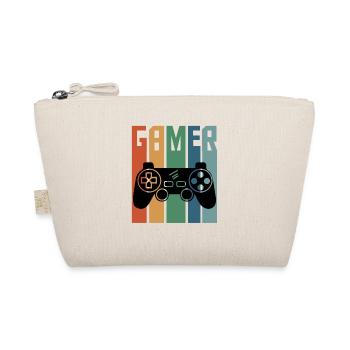 Gamer Graphic Video Game Player Gaming Gamer Pc Co - Bio-Täschchen - Natur - Vorne
