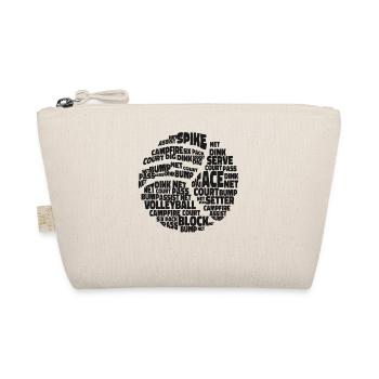 Volleyball Player Team Word Cloud - Organic Pouch - nature - Front