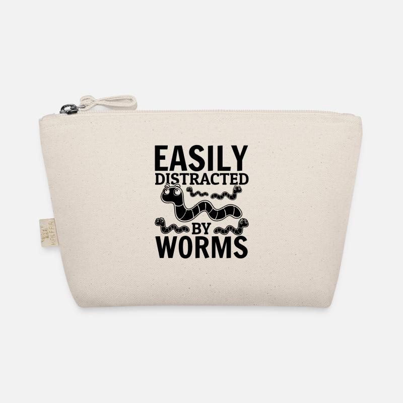 Cute Worm Lover compost worm easily from worms Organic Pouch
