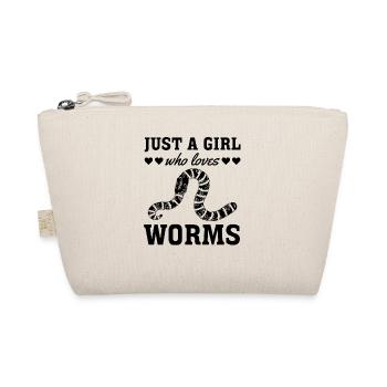 Worm Lover Girl - Juste une fille qui vermifuge - Trousse biologique - nature - Devant