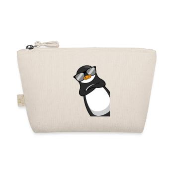 Drôle de pingouin avec lunettes de soleil cadeau cool - Trousse biologique - nature - Devant