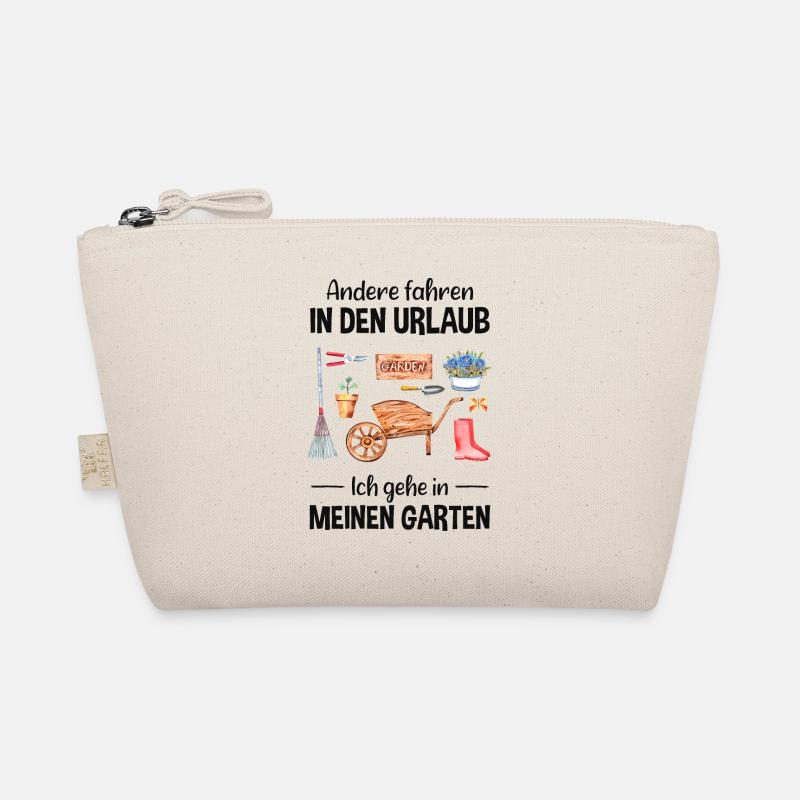 Garten Urlaub Lustiger Spruch Gärtner Geschenkidee - Bio-Täschchen - Natur