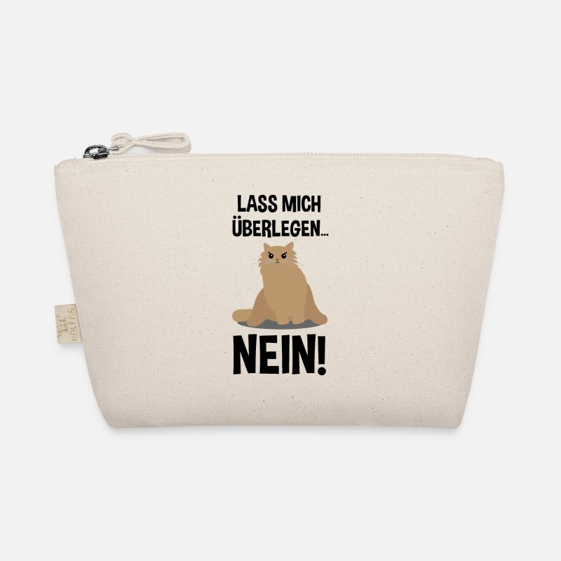 Böse Katze Lustiger Spruch Sarkasmus Geschenk Bio-Täschchen