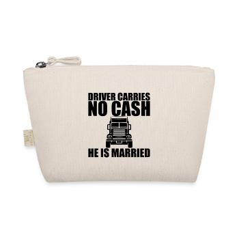 Driver Carries No Cash He Is Married 3 - Organic Pouch - nature - Front