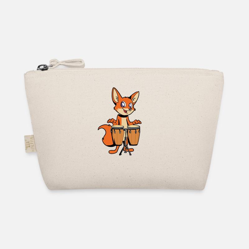 Comic Fuchs plays percussion Organic Pouch