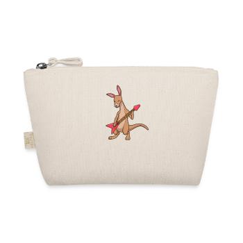 Comic Kangaroo joue de la guitare électrique - Trousse biologique - nature - Devant