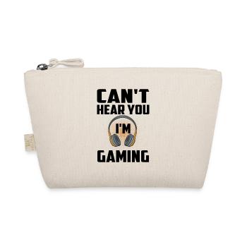 Sorry I Can't Hear You Im Gaming Video Game Player - Bio-Täschchen - Natur - Vorne