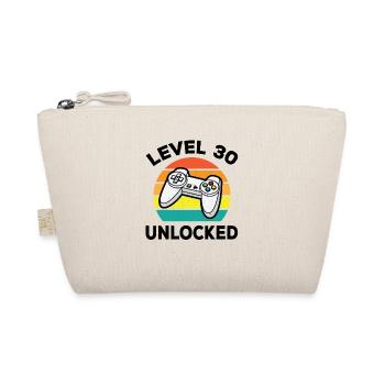 Level 30 Unlocked Video Game Player Gaming Gamer N - Bio-Täschchen - Natur - Vorne