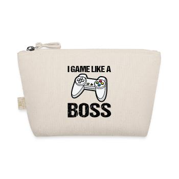 I Game Like A Boss Video Game Player Gaming Nerd G - Bio-Täschchen - Natur - Vorne