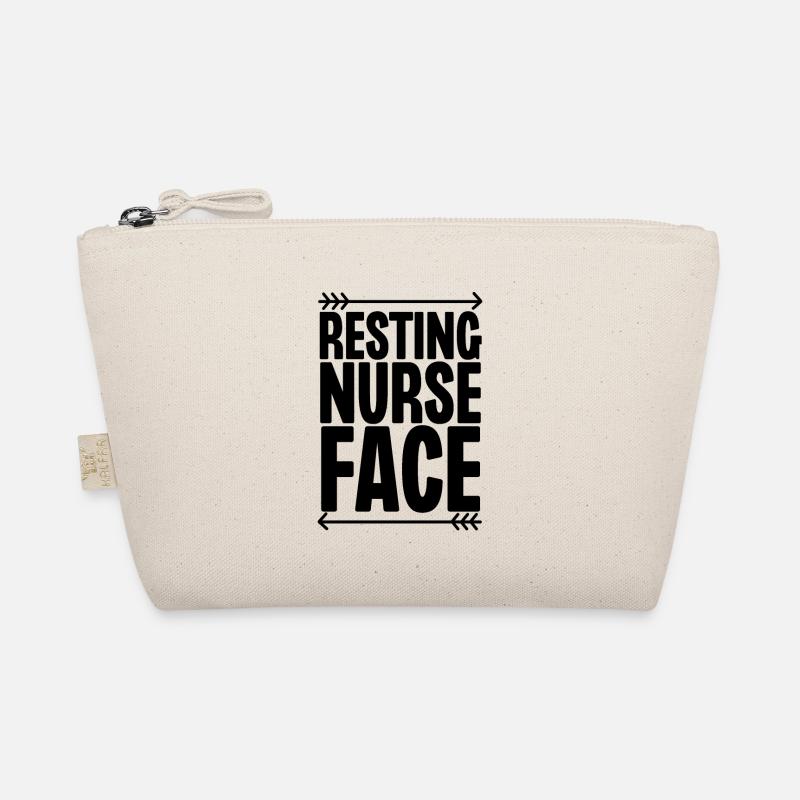Resting Nurse Face Organic Pouch
