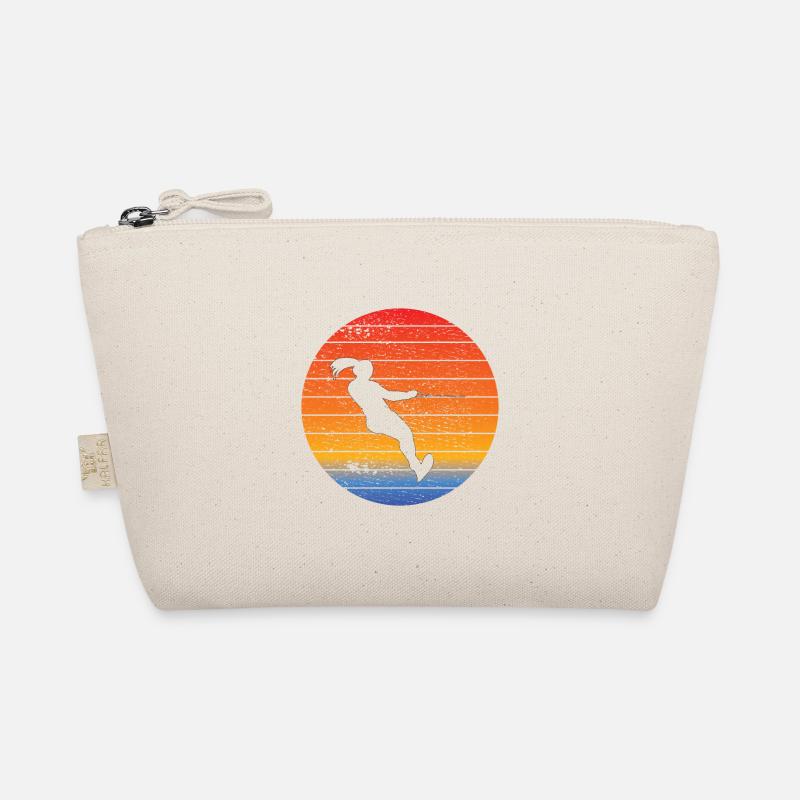 Waterski Athlete Gift Waterskier Surfer Organic Pouch